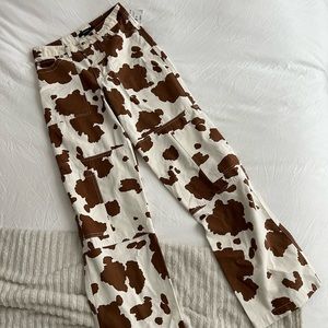 Forever21 Cow Print Pants